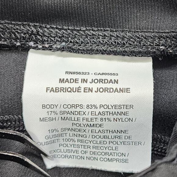 Nike Leggings Womens S Black Mesh Panels Mid-Rise Fast Running Workout Pockets - Picture 8 of 14